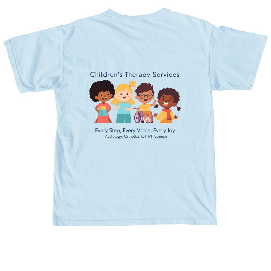 Mary Bridge Rehab SLC - Every Step (2), a Chambray Comfort Colors Unisex Tee