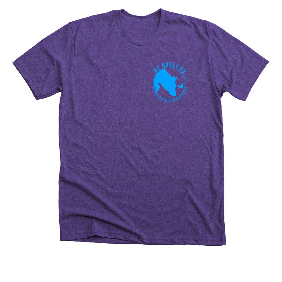Clicker Training Rocks!, a Heather Team Purple Premium Unisex Tee