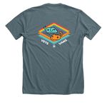 Pride T-Shirt, a Heather Slate Premium Unisex Tee (back-view)