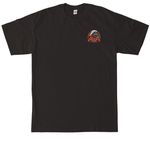 The Cabussy, a Black Tall Classic Unisex Tee (back-view)