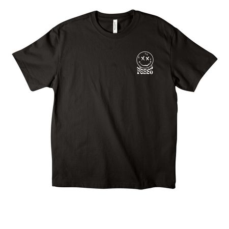HAPPY PLACE MERCH, a Black Unisex Heavyweight Tee