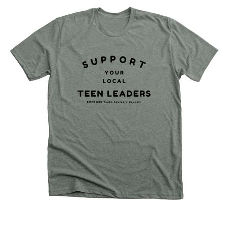 Support EMPOWER Teens, a Deep Heather Premium Unisex Tee