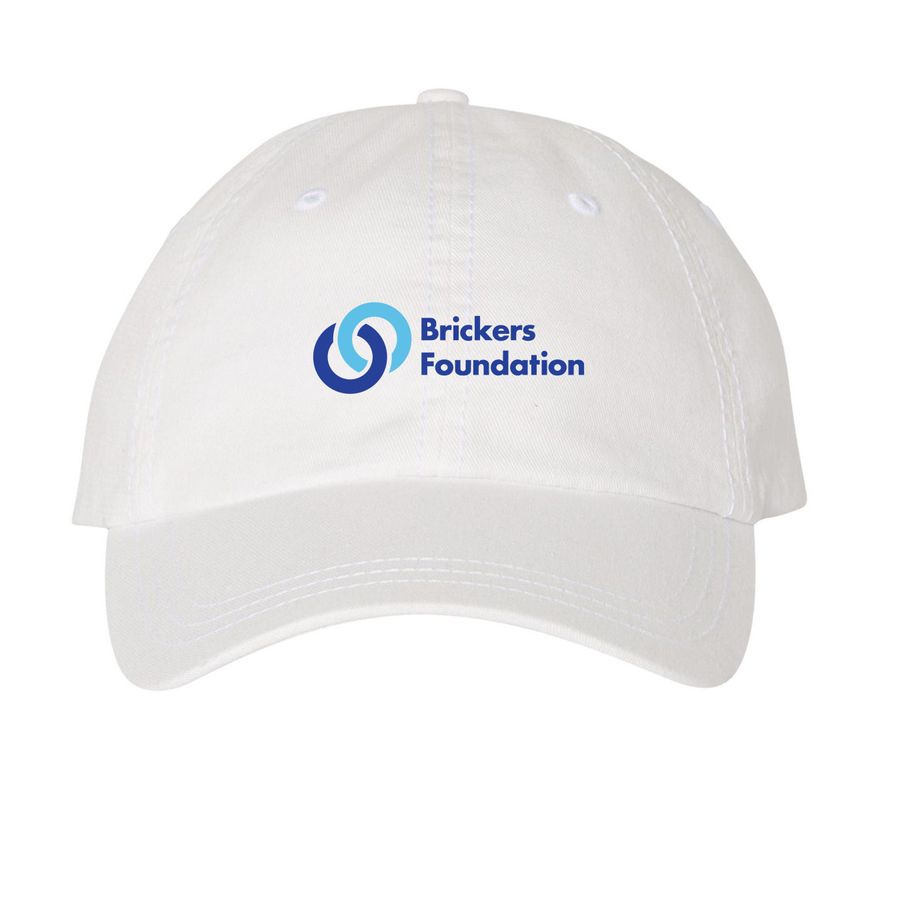 Foundation Standard Logo Hat Collection, a White Printed Pigment Dye Baseball Cap