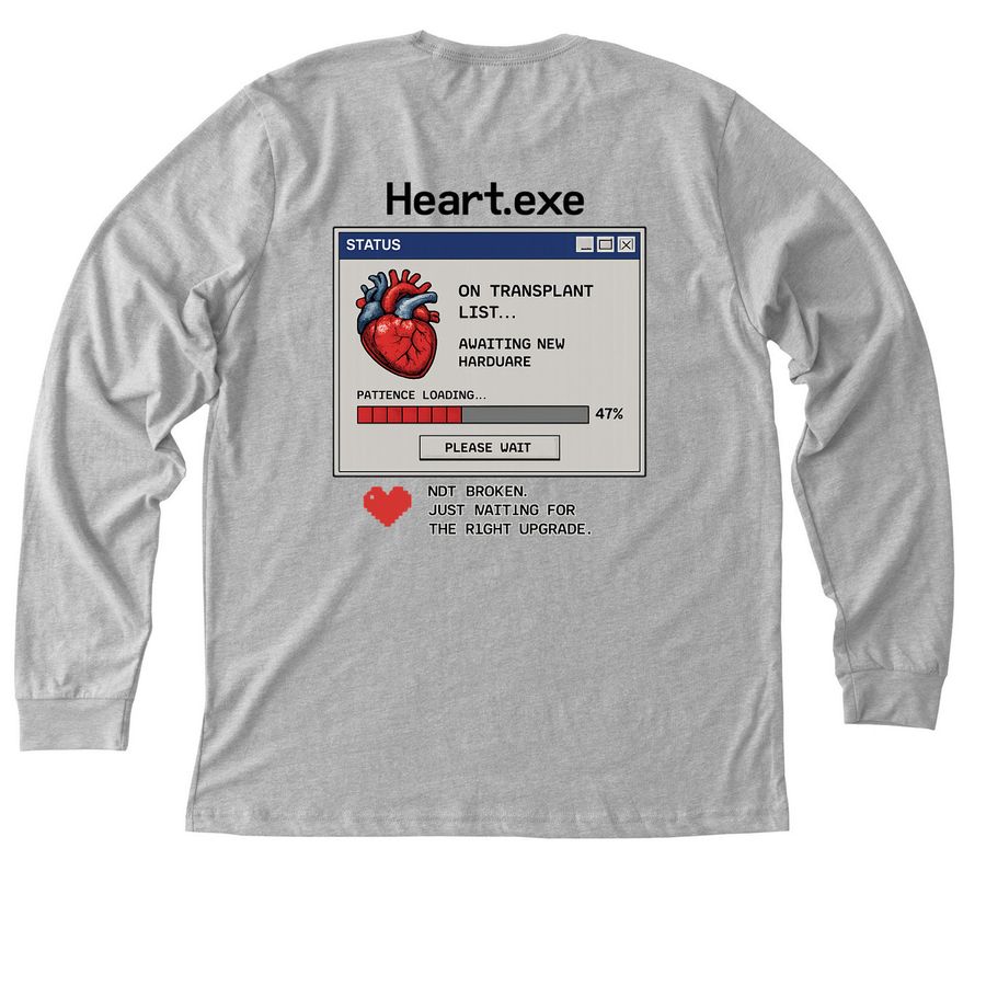 Sbar Strong&nbsp;, a Athletic Heather Premium Long Sleeve Tee (back-view)