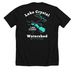 Crystal Waters Project, a Solid Black Blend Premium Unisex Tee (back-view)