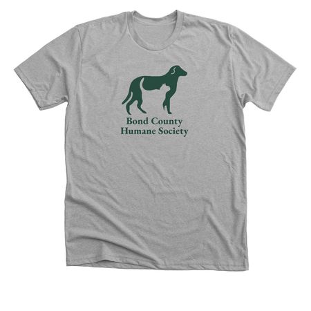 Main Logo, a Athletic Heather Premium Unisex Tee