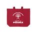RNEA Totes, a Deep Red Cotton Canvas Tote Bag