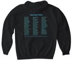 Anything Goes Tees, a Black Gildan Softstyle Pullover Hoodie (back-view)
