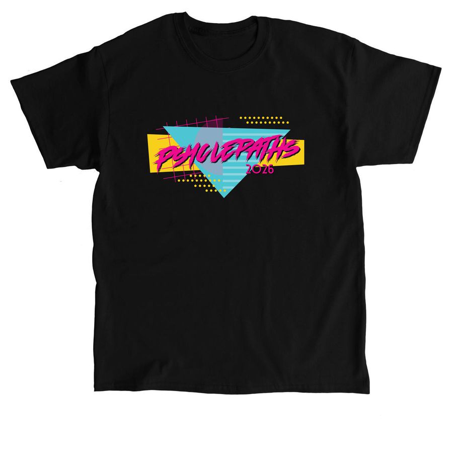 Psyclepaths 2026, a Black Classic Unisex Tee