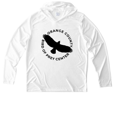 UV-Protective sunshirt with hood, a White UV Performance Long Sleeve Hoodie