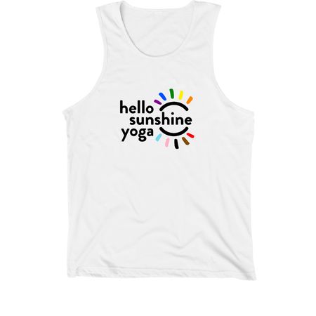 Love is Love - black logo, a White Premium Cotton Tank