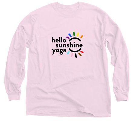 Love is Love - black logo, a Light Pink Classic Long Sleeve Tee