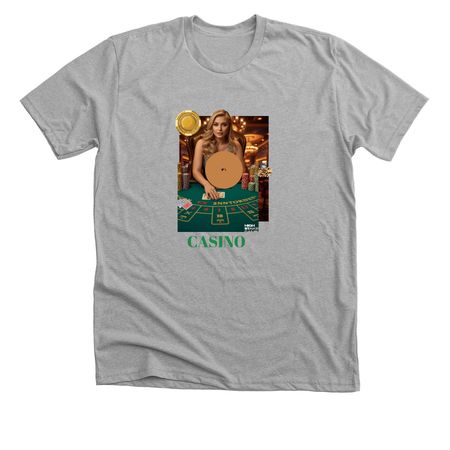 CASINO, a Athletic Heather Premium Unisex Tee