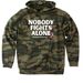 #MakenzeeStrong Pullover Sweatshirt&nbsp;, a Forest Camo Heavyweight Camo Pullover Hoodie