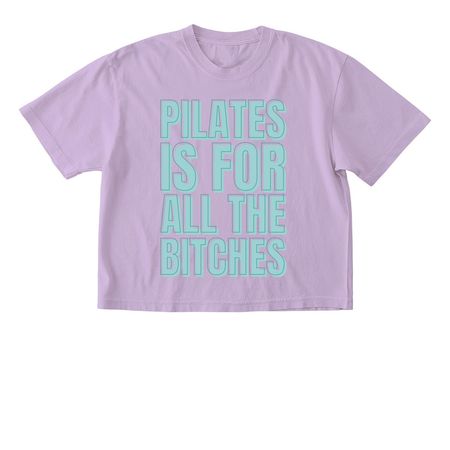 Pilates, a Orchid Comfort Colors Boxy Tee