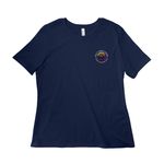 2027 Witches Paddle: Limited Time Only, a Navy Women?s Relaxed Cotton Tee (back-view)