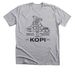 KOPI est. 2019, a Athletic Heather Premium Unisex Tee