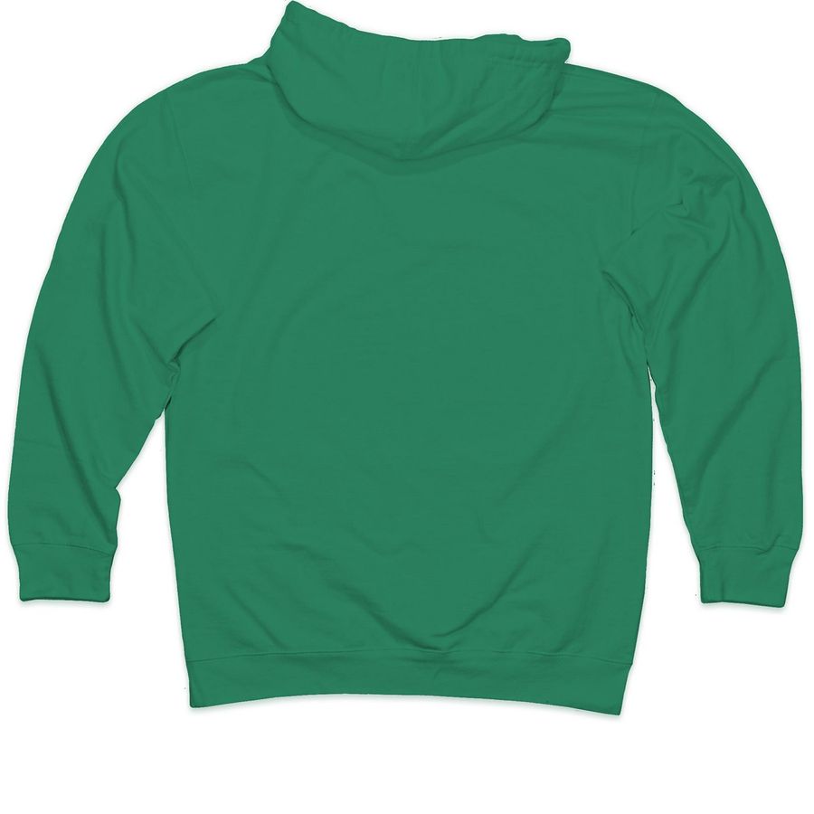 Until All Have Heard, a Kelly Green Midweight Pullover Hoodie (back-view)