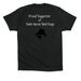 Alaskan Flat Tire, a Vintage Black Premium Cotton Tee (back-view)