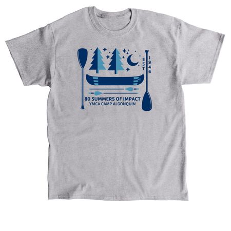 80th Anniversary&nbsp;, a Sport Grey Classic Unisex Tee