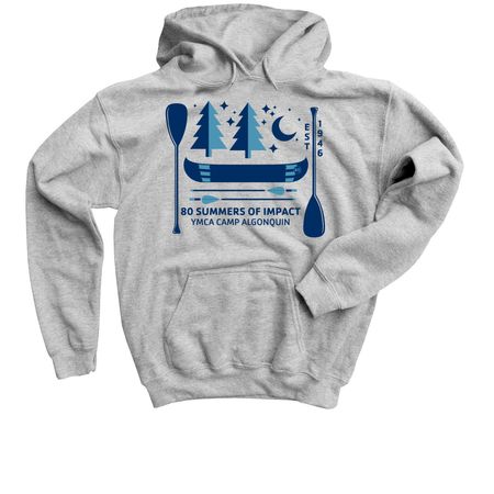 80th Anniversary&nbsp;, a Sport Grey Youth Pullover Hoodie