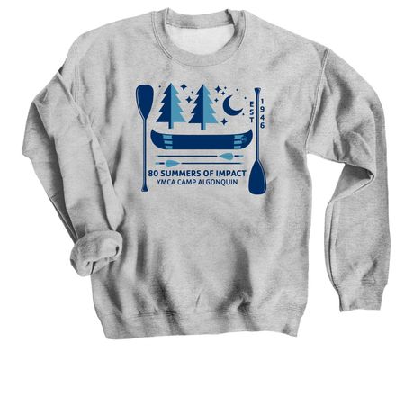 80th Anniversary&nbsp;, a Sport Grey Crewneck Sweatshirt