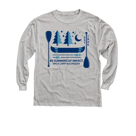 80th Anniversary&nbsp;, a Sport Grey Youth Long Sleeve Tee