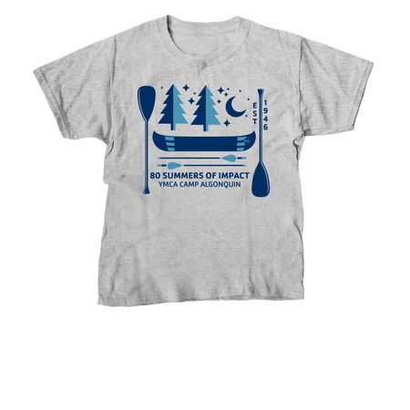 80th Anniversary&nbsp;, a Sport Grey Youth Unisex Tee