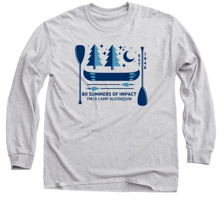 80th Anniversary&nbsp;, a Sport Grey Classic Long Sleeve Tee