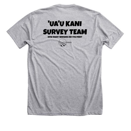 Wedgie Shirt, a Athletic Heather Premium Unisex Tee (back-view)