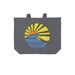 Gunnison Beach Tote, a Storm Grey Cotton Canvas Tote Bag