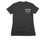 Mason's Heritage Farm 250th Edition, a Charcoal Women's Slim Fit Tee (back-view)