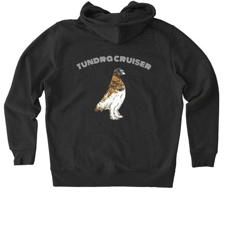 Tundra Cruiser, a Dark Heather Grey Stanley/Stella Unisex Cultivator 2.0 Zip Up Pullover Hoodie