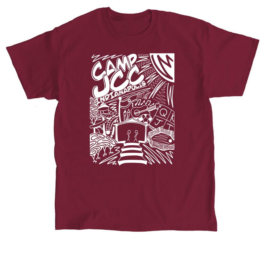 Camp JCC Graphic Tee, a Cardinal Red Classic Unisex Tee