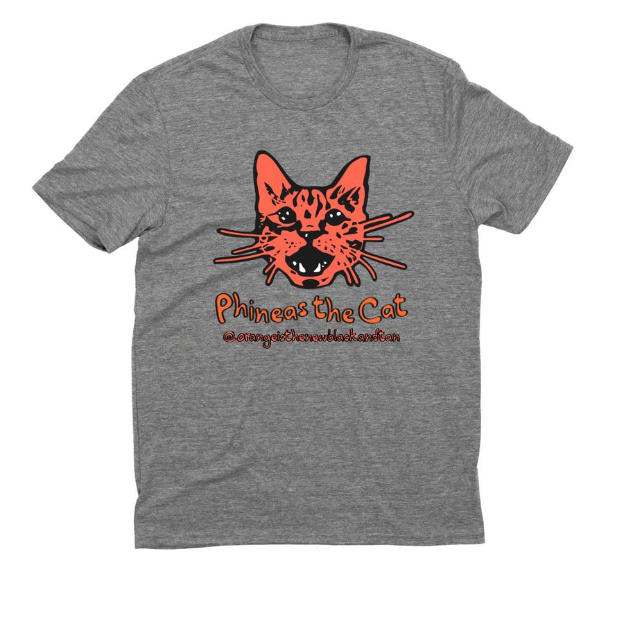 Phineas (@orangeisthenewblackandtan) shirts!, a Aluminum Grey Allmade Eco Triblend Unisex Tee