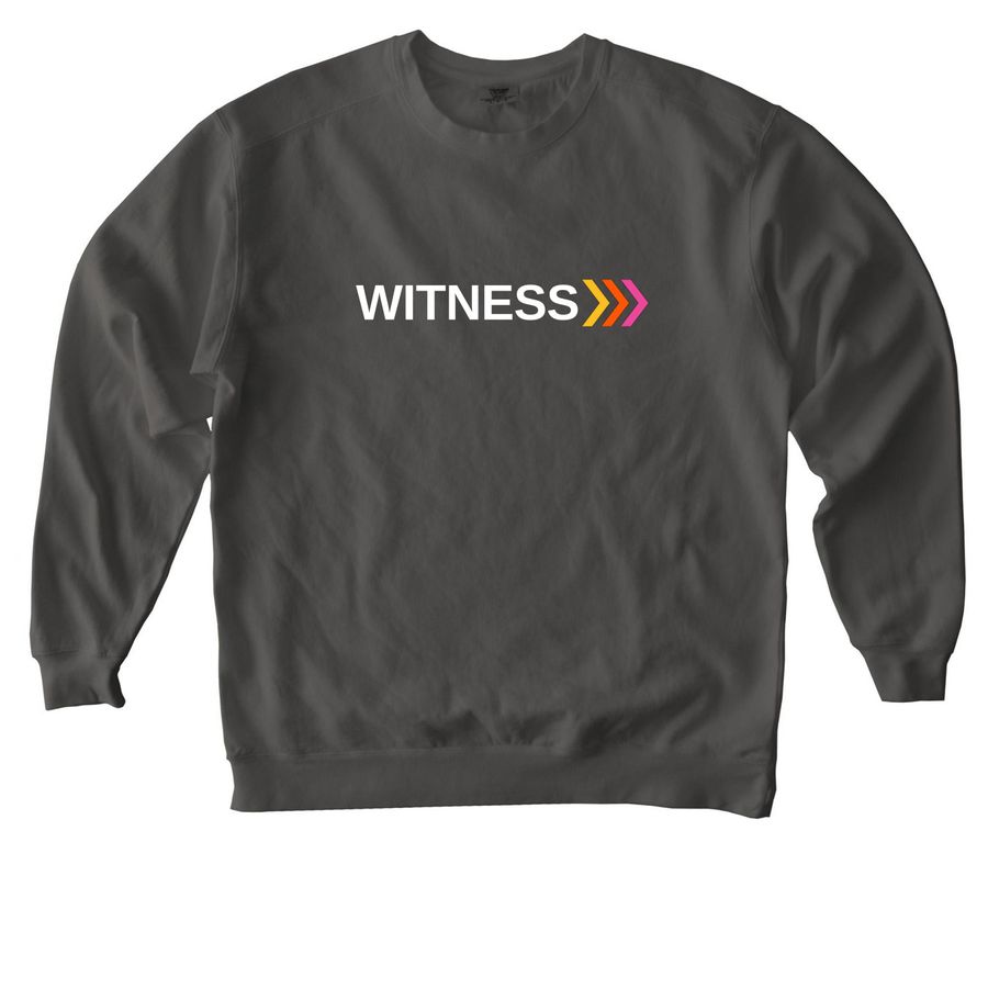 WITNESS >>>, a Pepper Comfort Colors Crewneck Sweatshirt