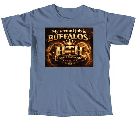 HTH&nbsp; Hustle the House. Every spin. Every time., a Blue Jean Comfort Colors Unisex Tee