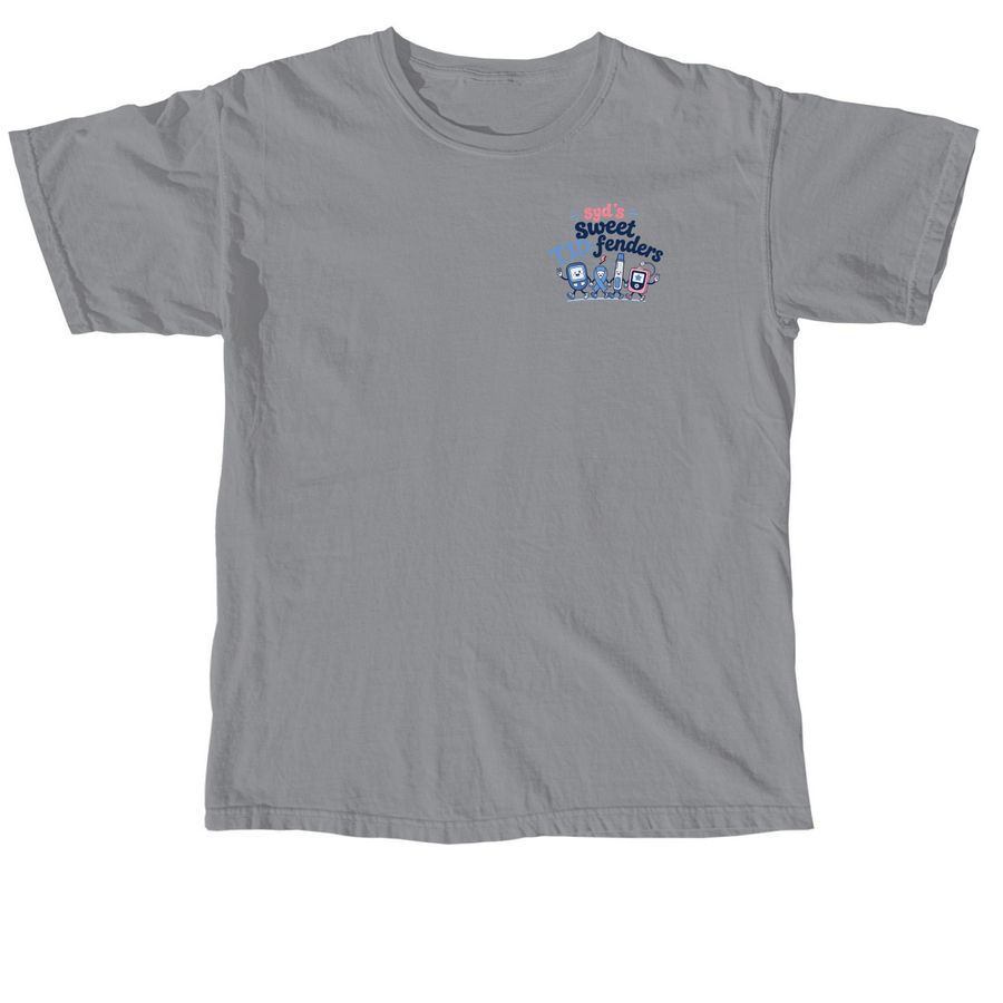 Sweet Merch, a Granite Comfort Colors Unisex Tee