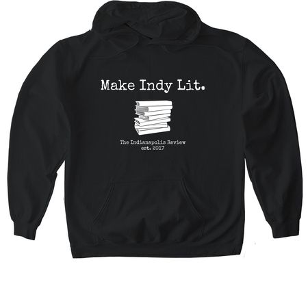 The Indianapolis Review Fundraiser, a Black Gildan Softstyle Pullover Hoodie