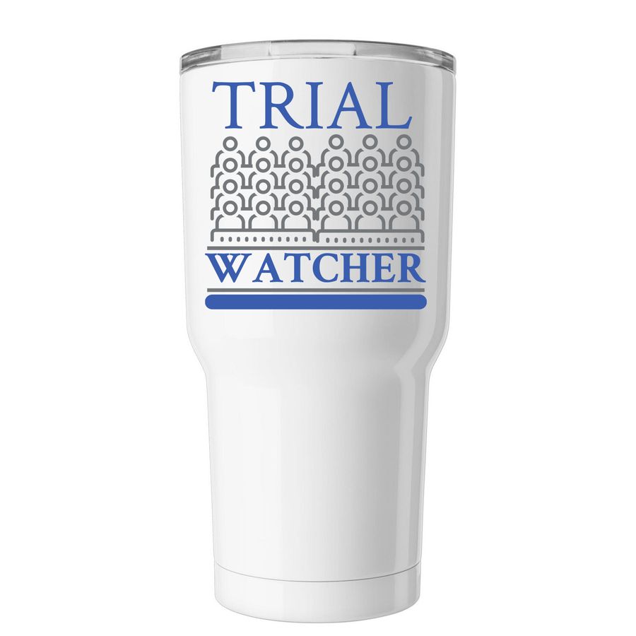 Trial Gulp, a White Insulated Tumbler