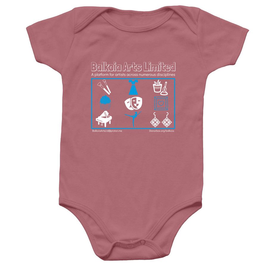 Balkoia Arts Limited - Infant Onesies, a Mauve Infant Onesie