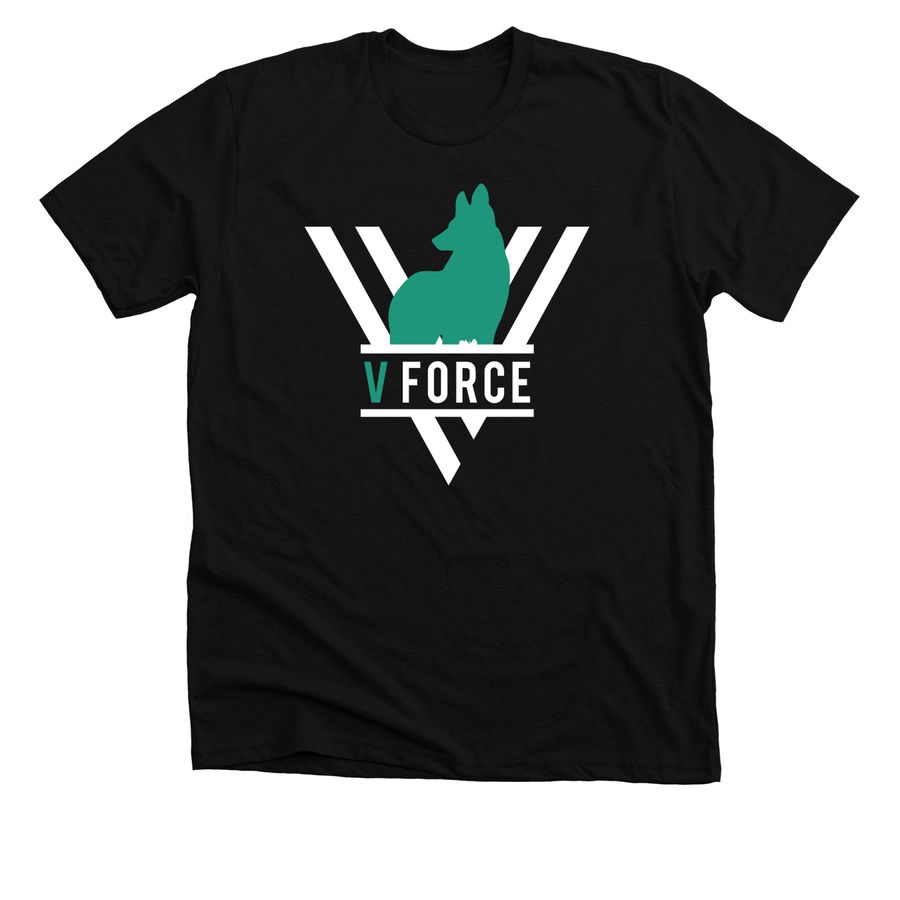 V Force Dog Training LLC&nbsp;, a Solid Black Blend Premium Unisex Tee