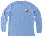 Team Ori Universal Sieger 2026, a Heather Carolina Blue Premium Long Sleeve Tee (back-view)