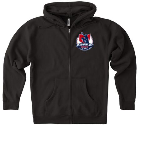 PDO - Awareness 2025, a Black Heavyweight Zip Up Hoodie