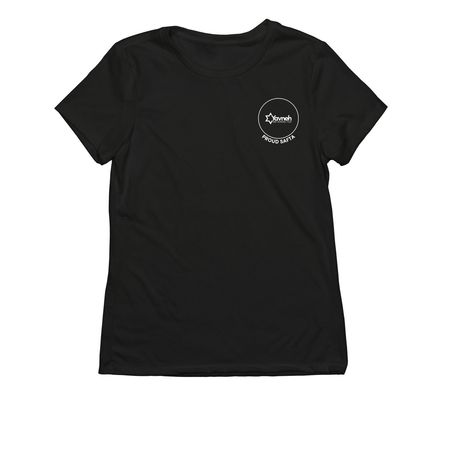 Proud Safta, a Deep Black Allmade Eco Triblend Women?s Tee