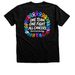 Kaiser Medical Oncology- Rock Creek, a Black Heather Premium Unisex Tee (back-view)