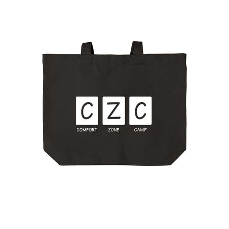 Thank you for grieving with us., a Deep Black Cotton Canvas Tote Bag