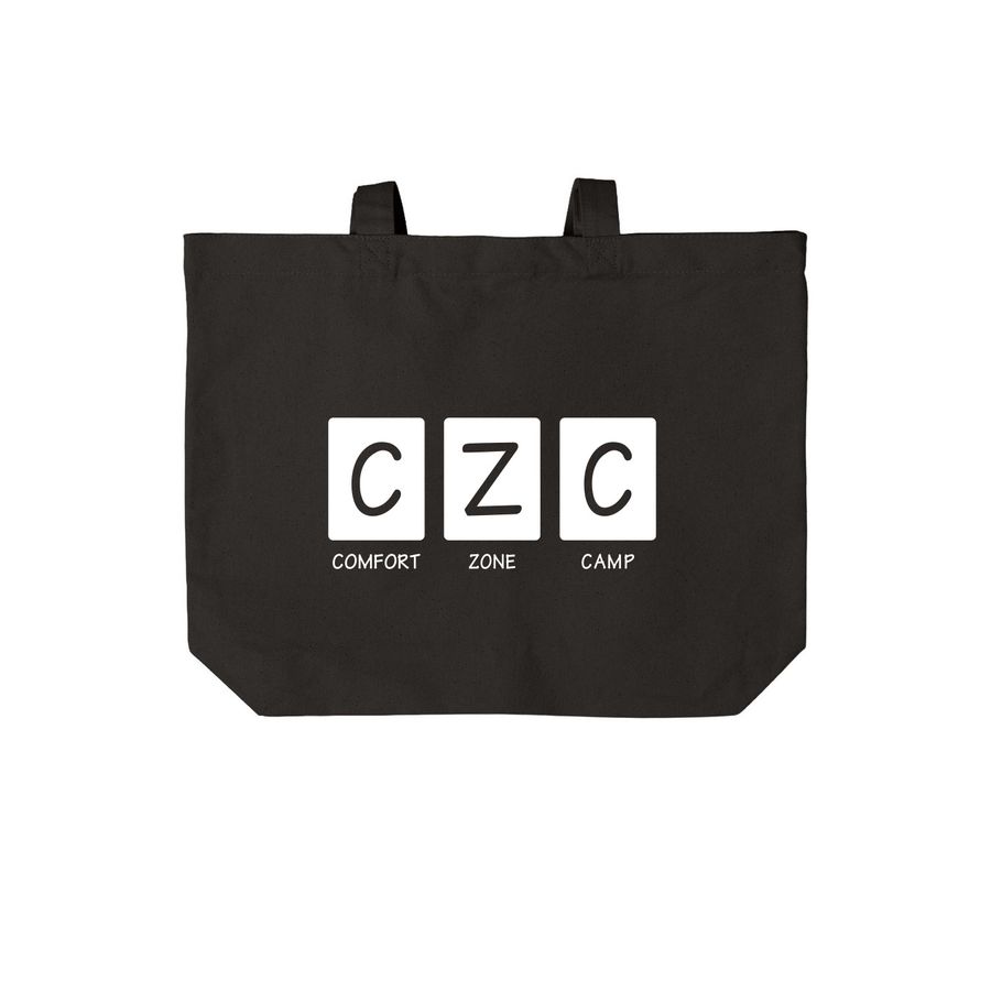 Thank you for grieving with us., a Deep Black Cotton Canvas Tote Bag