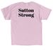 Support Will Sutton's Cancer Journey, a Light Pink Classic Unisex Tee (back-view)