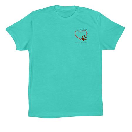 Tail Waggers HOPP Shirts, a Teal Premium Cotton Tee